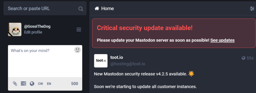 Mastodon Account Takeover 